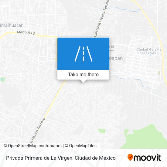 Privada Primera de La Virgen map