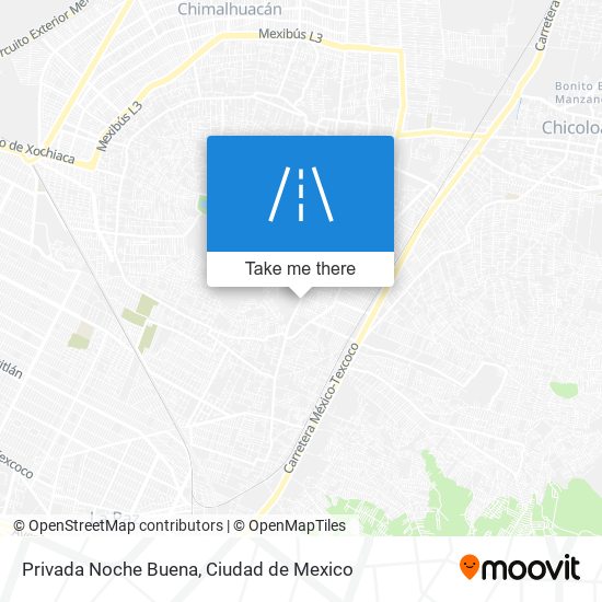 Mapa de Privada Noche Buena
