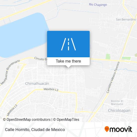 Calle Hornito map