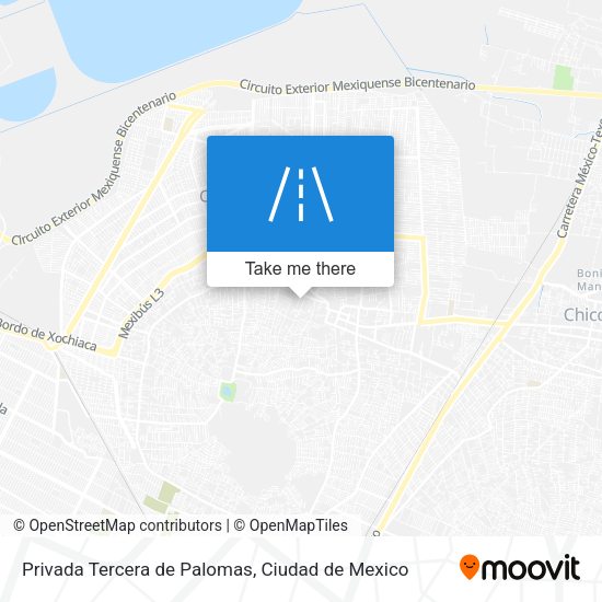 Mapa de Privada Tercera de Palomas
