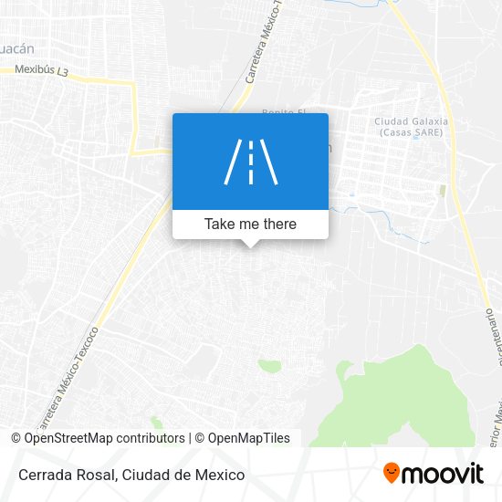 Mapa de Cerrada Rosal