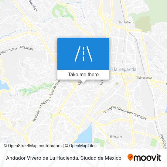 Mapa de Andador Vivero de La Hacienda