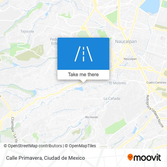 Mapa de Calle Primavera