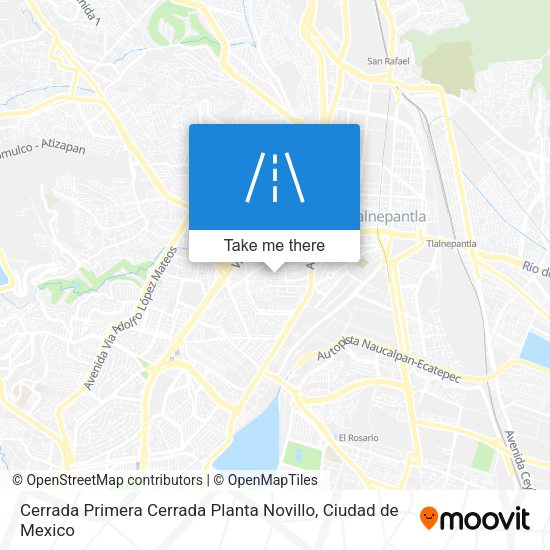 Cerrada Primera Cerrada Planta Novillo map
