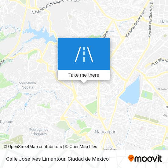 Mapa de Calle José Ives Limantour