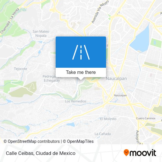 Mapa de Calle Ceibas