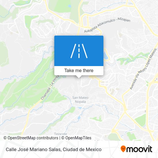 Mapa de Calle José Mariano Salas