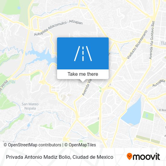 Mapa de Privada Antonio Madiz Bolio