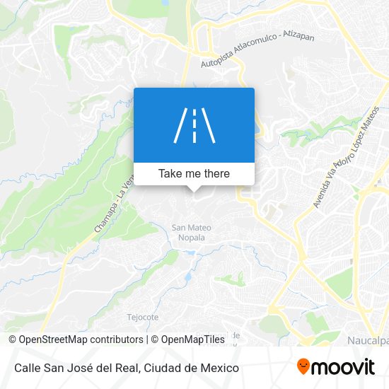 Calle San José del Real map