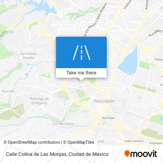Calle Colina de Las Monjas map