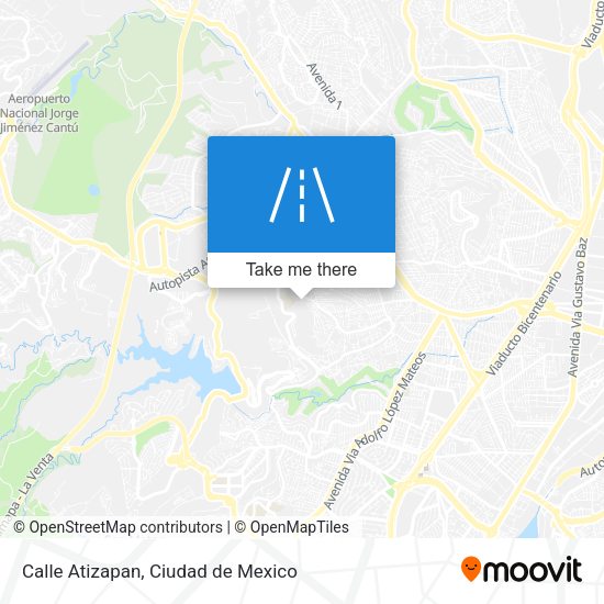 Calle Atizapan map