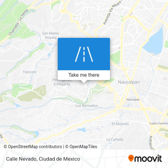 Calle Nevado map