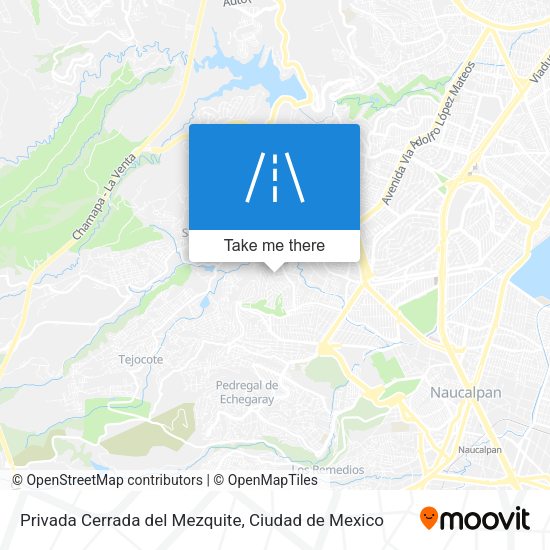 Privada Cerrada del Mezquite map