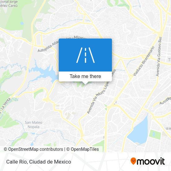 Calle Río map