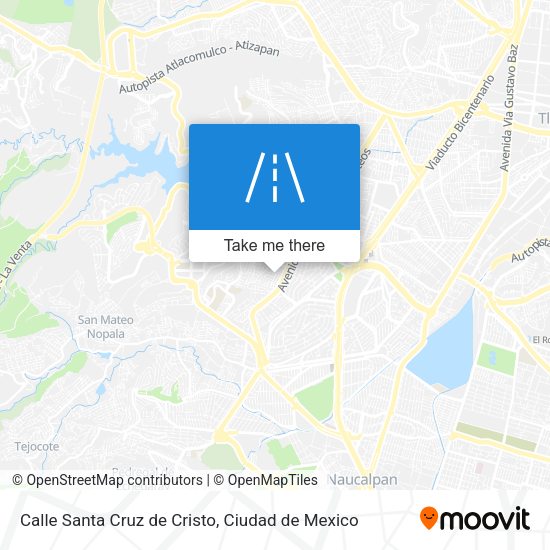 Calle Santa Cruz de Cristo map