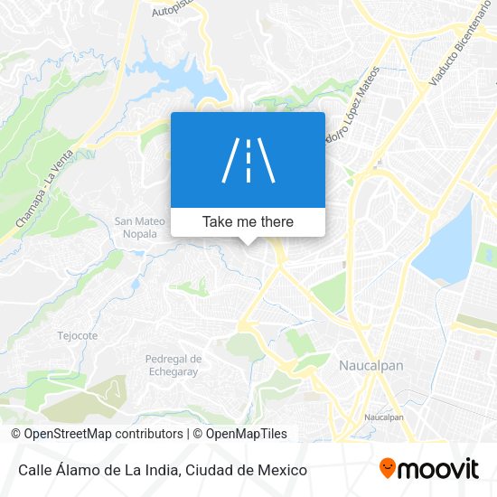 Calle Álamo de La India map