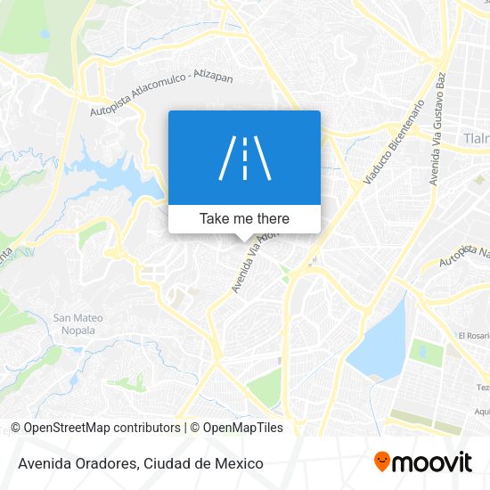 Avenida Oradores map