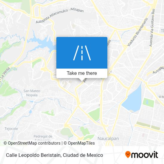 Mapa de Calle Leopoldo Beristain