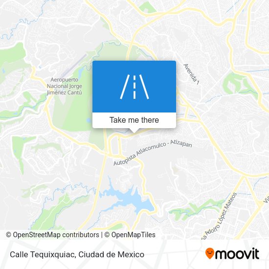Calle Tequixquiac map
