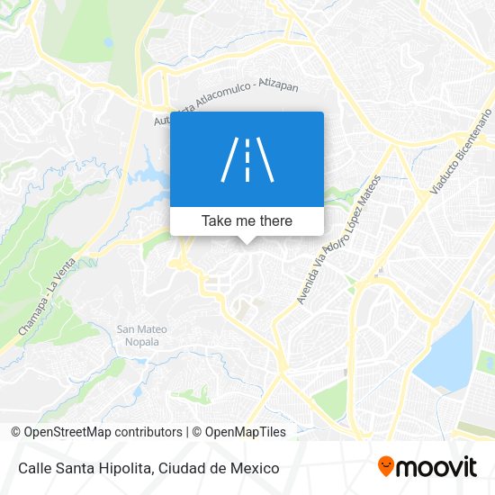 Calle Santa Hipolita map