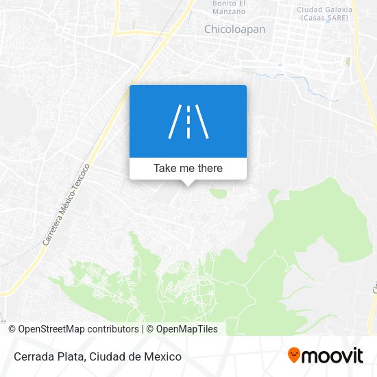 Mapa de Cerrada Plata