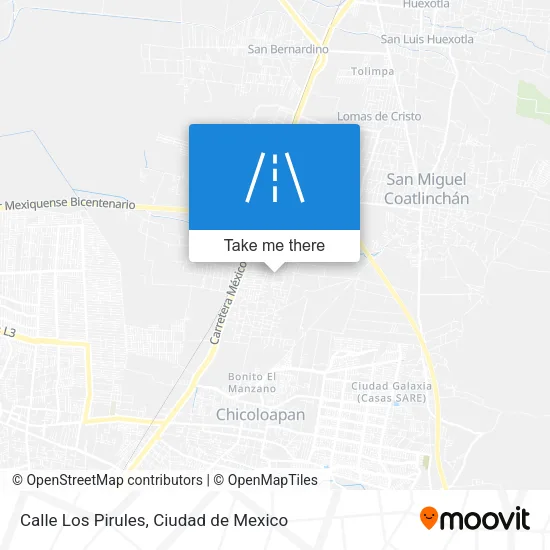 Mapa de Calle Los Pirules