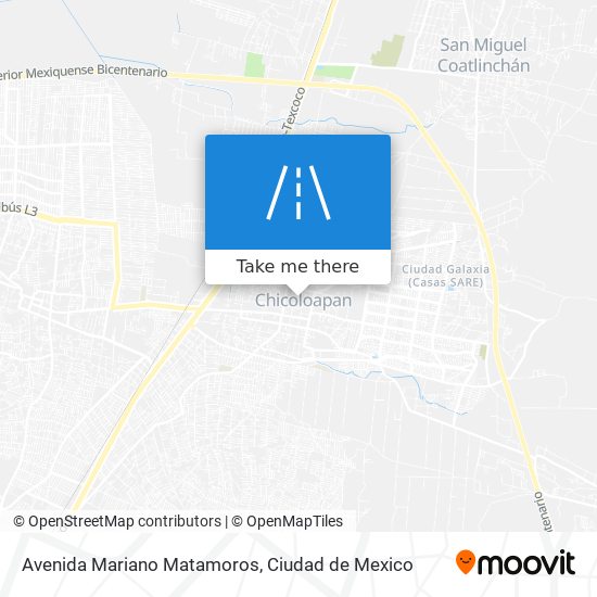 Avenida Mariano Matamoros map