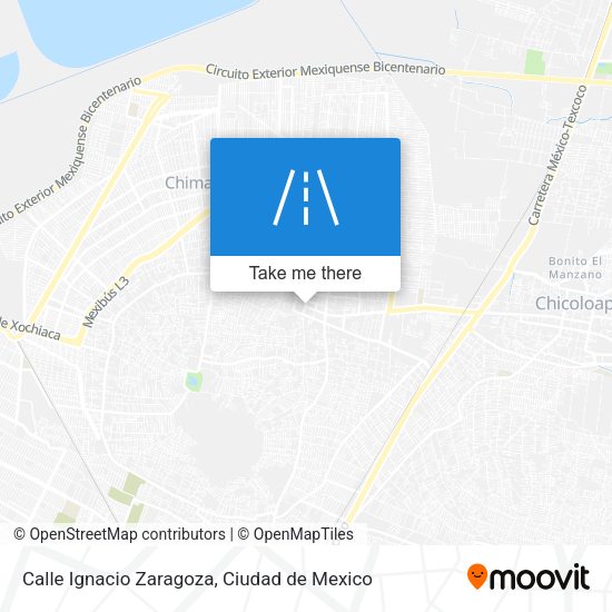 Mapa de Calle Ignacio Zaragoza