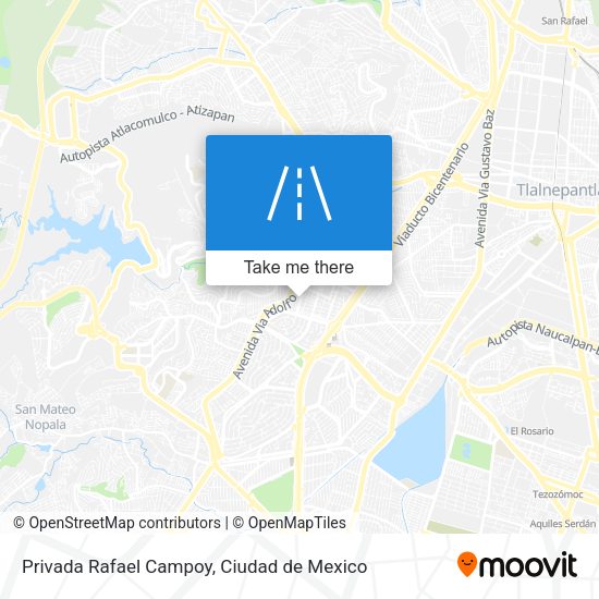 Privada Rafael Campoy map