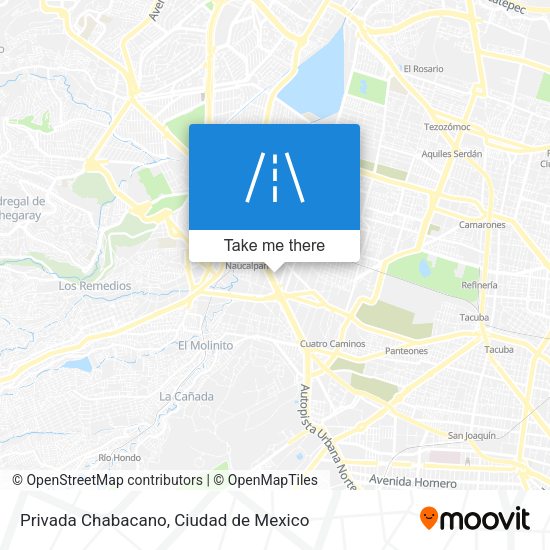 Mapa de Privada Chabacano