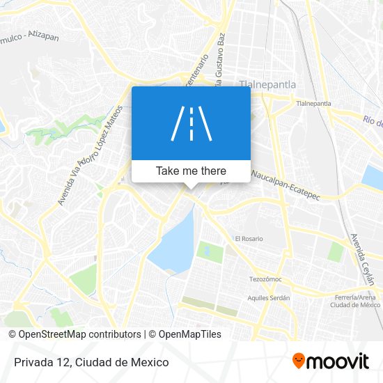 Mapa de Privada 12