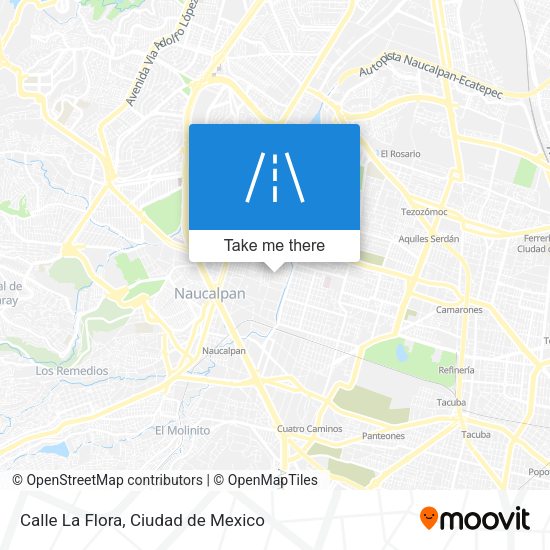 Mapa de Calle La Flora