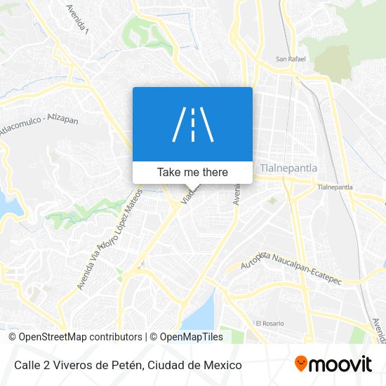 Calle 2 Viveros de Petén map