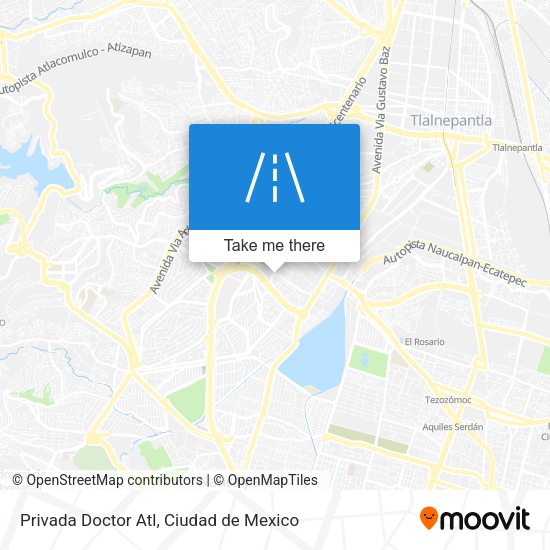 Mapa de Privada Doctor Atl