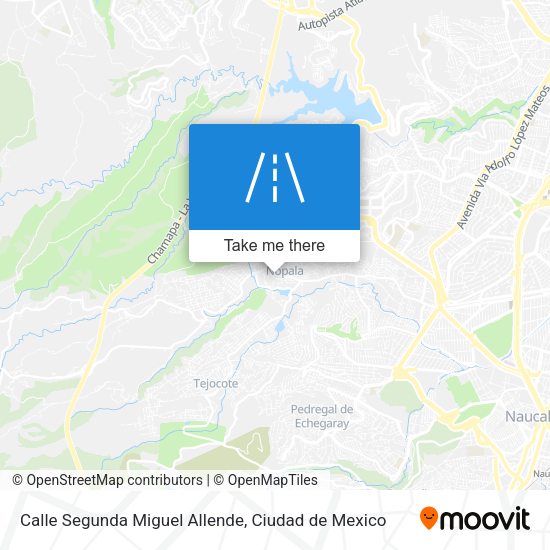 Calle Segunda Miguel Allende map