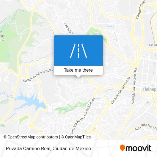 Mapa de Privada Camino Real