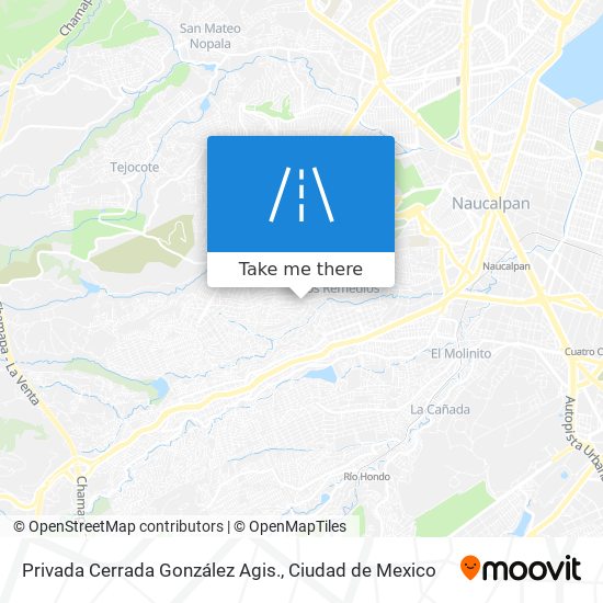 Privada Cerrada González Agis. map