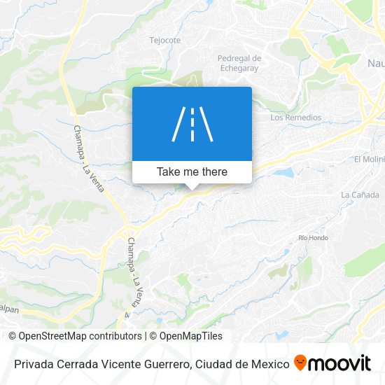 Privada Cerrada Vicente Guerrero map
