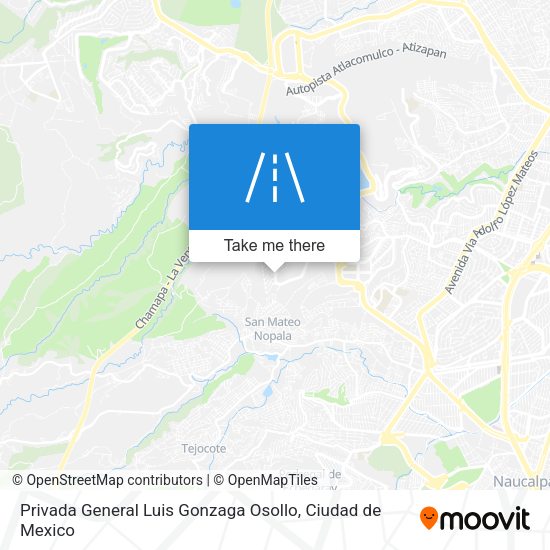 Privada General Luis Gonzaga Osollo map