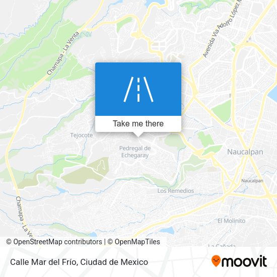 Mapa de Calle Mar del Frío