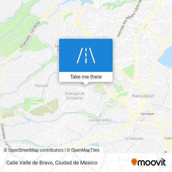 Calle Valle de Bravo map