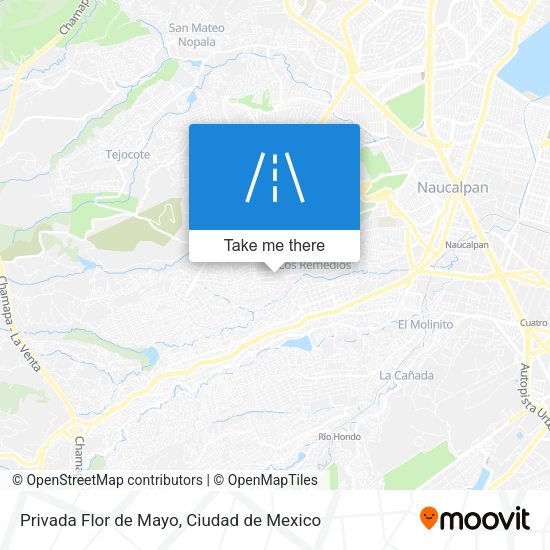 Privada Flor de Mayo map