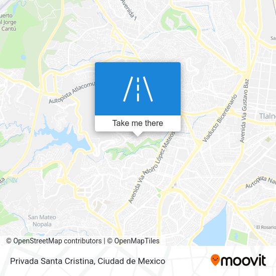 Privada Santa Cristina map