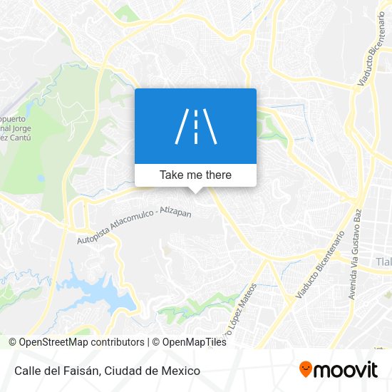 Calle del Faisán map