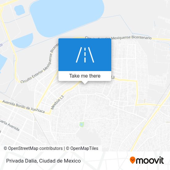 Privada Dalia map