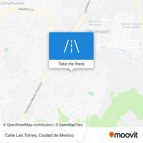 Calle Las Torres map