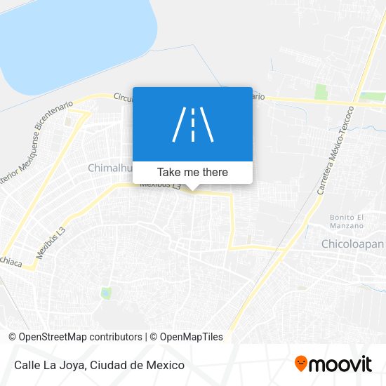 Calle La Joya map