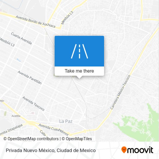 Mapa de Privada Nuevo México
