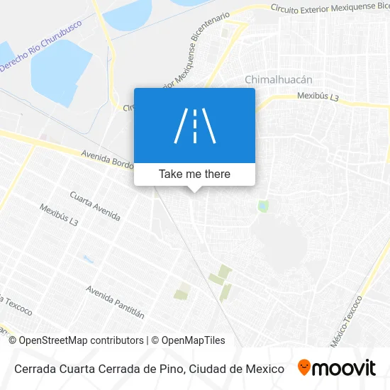 Cerrada Cuarta Cerrada de Pino map