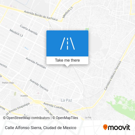 Calle Alfonso Sierra map